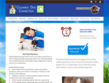 Tablet Screenshot of columbusdogconnection.com